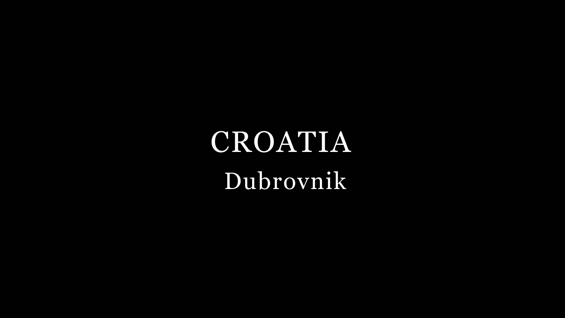 CROATIA-Dubrovnik