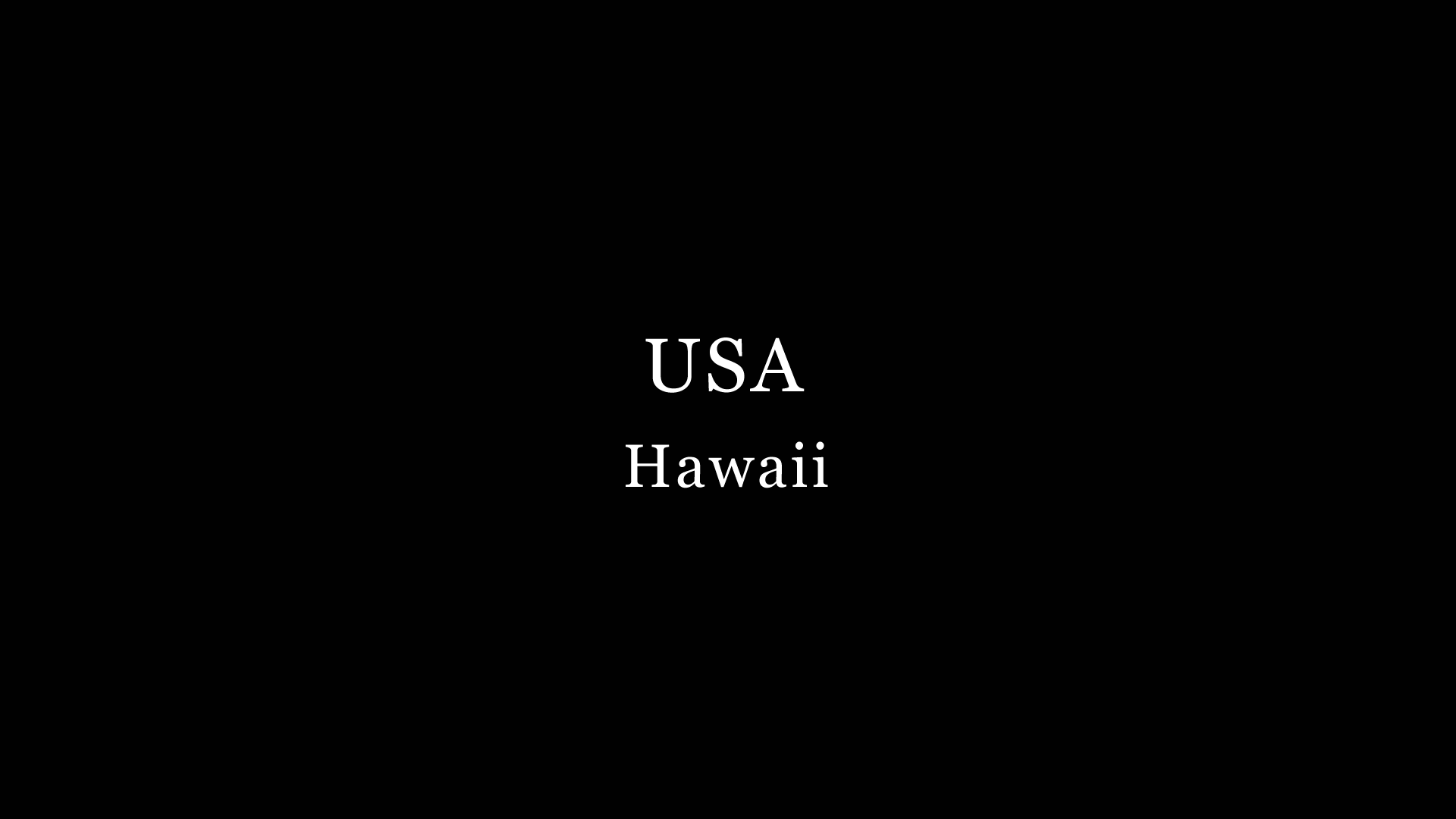 USA-Hawaii