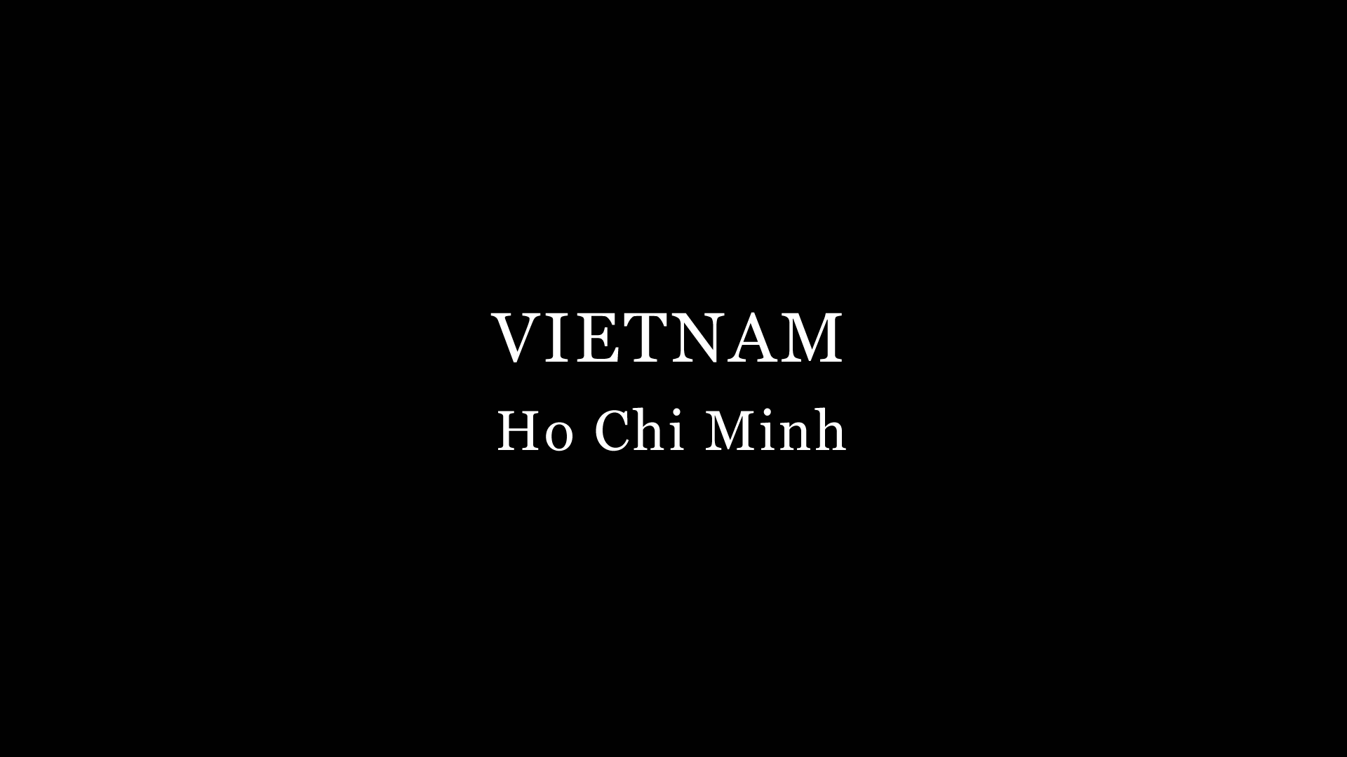 Vietnam-Ho Chi Minh