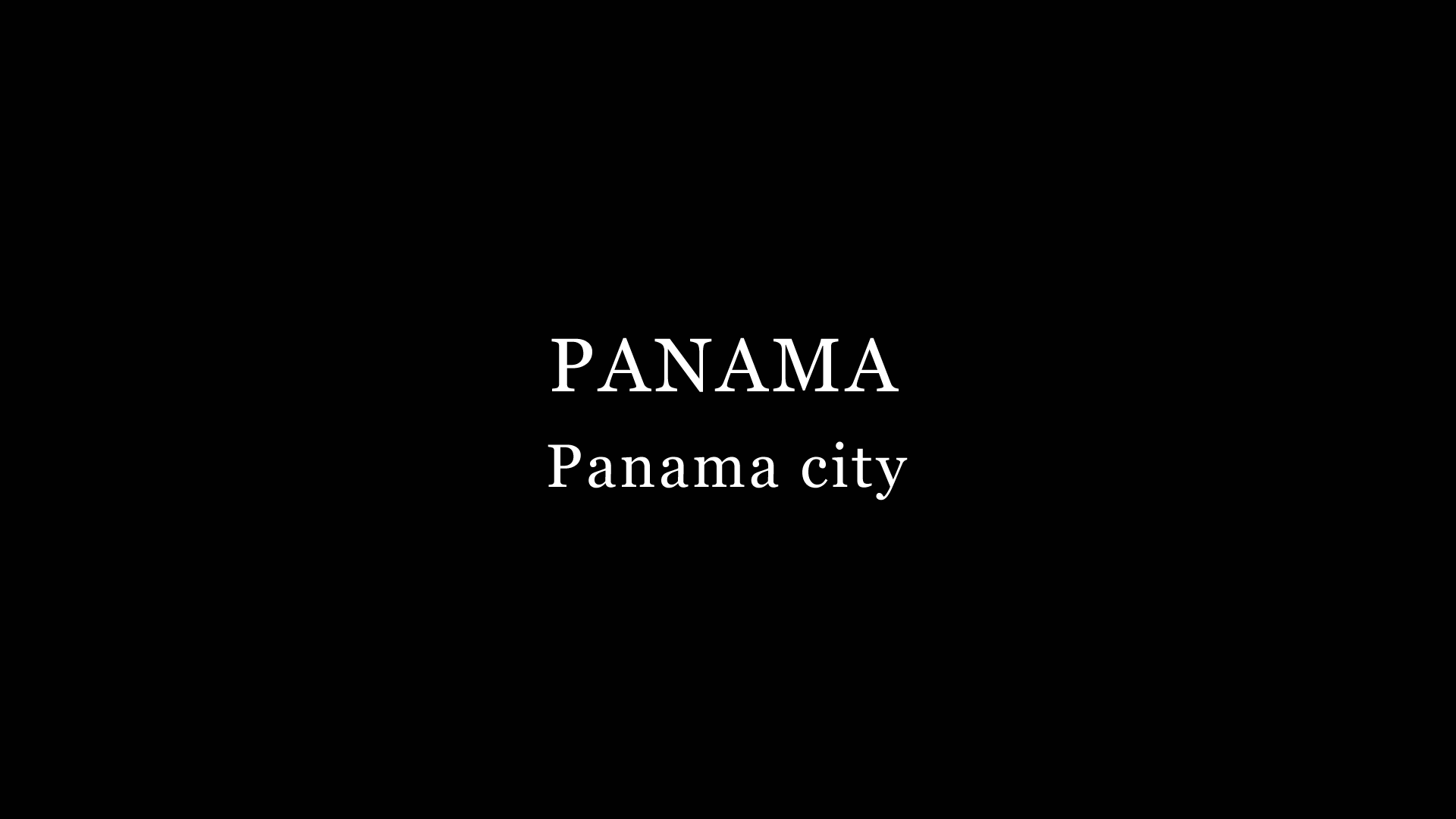 PANAMA-Panama city